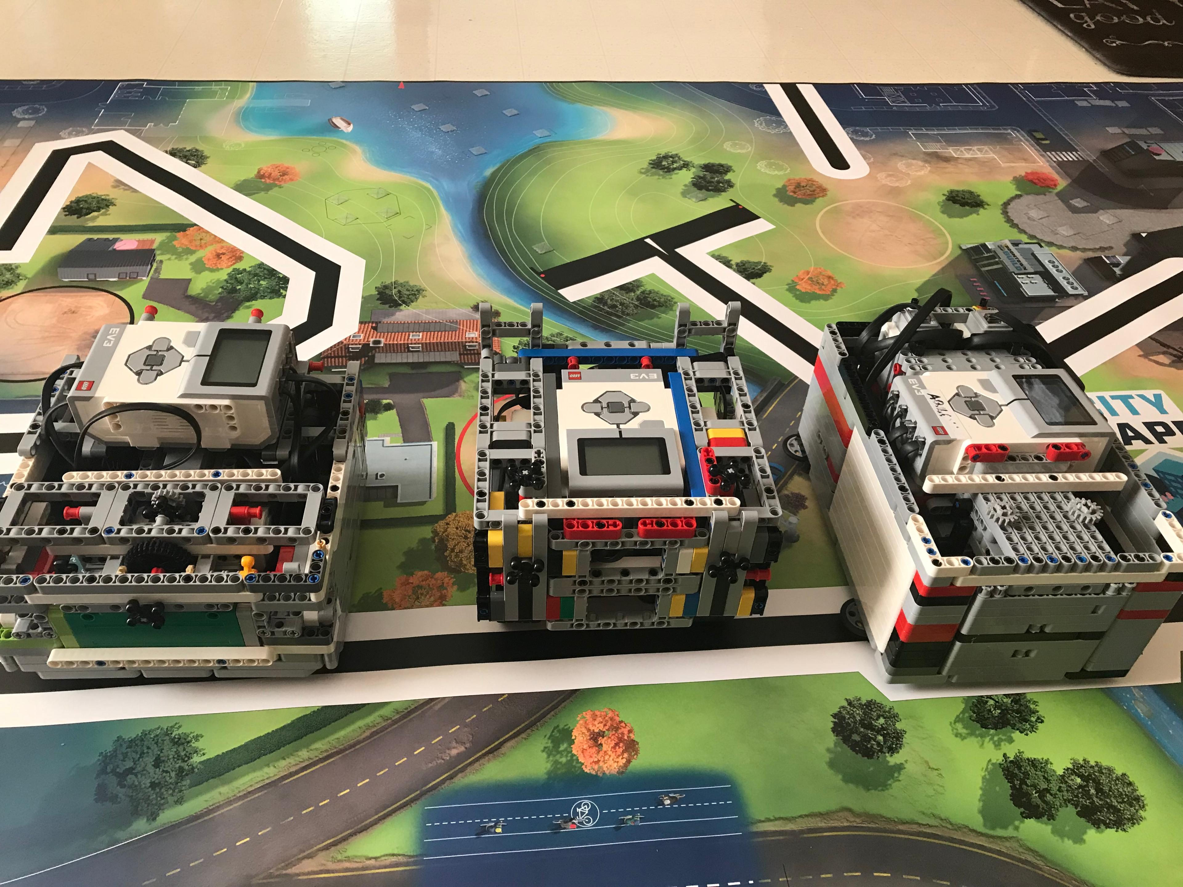 EV3 Robot with Shiftable Gearbox
